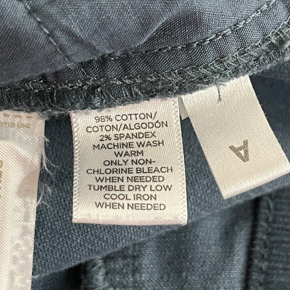 LOFT Modern Skinny Corduroy Pants Teal Women's Size 4 Elfcore Forest CottageCore - Picture 6 of 14